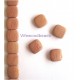 Rosewood Flat Square Beads 