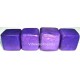 Capiz Shell Violet Cubes 18mm 