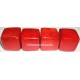 Capiz Shell Red Cubes 18mm