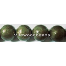 Capiz Shell Black Round 20mm 