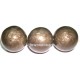 Capiz Shell Black Round 25mm